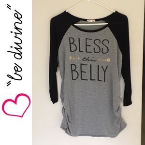 “Bless this Belly” Maternity Shirt
